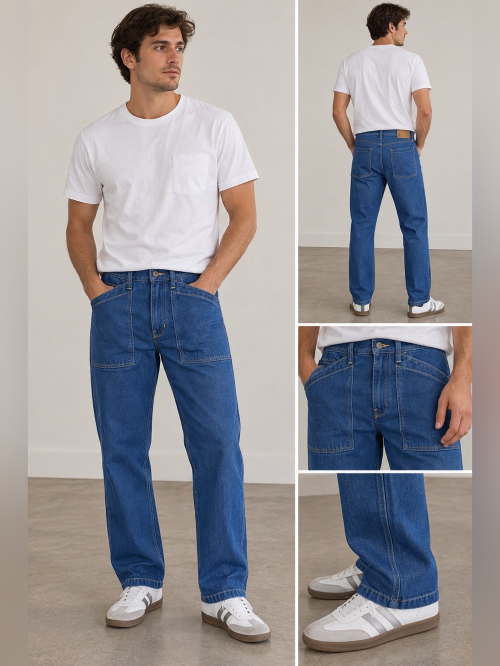 NWT Todd Snyder Indigo Blue Carpenter Utility Jeans 29x32